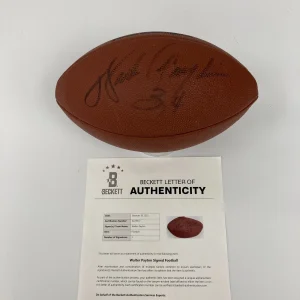 Walter Payton Signed Wilson Official NFL Game Football Beckett COA