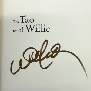 WILLIE NELSON Signed Autograph Book "The Tao of Willie" JSA COA