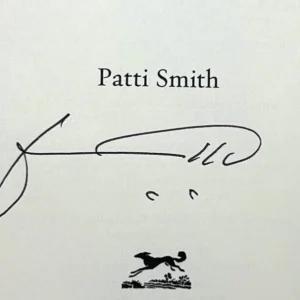 PATTI SMITH Signed Autograph Book "M Train" JSA COA