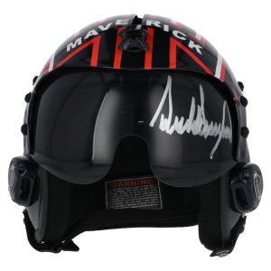 President Donald Trump Full Name Signed Top Gun Maverick Helmet Beckett COA