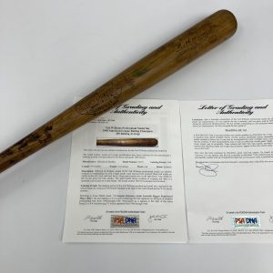 The Finest 1948 Ted Williams Game Used Louisville Slugger Bat PSA DNA 9.5