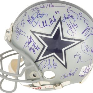 1995 Dallas Cowboys Super Bowl Champs Team Signed Authentic Helmet PSA DNA COA