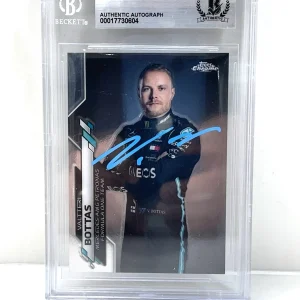VALTTERI BOTTAS SIGNED 2020 TOPPS RC ROOKIE CARD CHROME F1 FORMULA 1 BECKETT