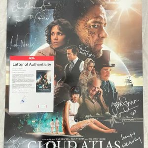 Cloud Atlas Cast Signed 27x40 Movie Poster 12 Sigs Tom Hanks Lana Wachow PSA DNA