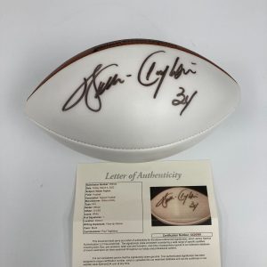 Walter Payton Signed Wilson Official NFL Game Football JSA COA