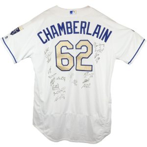 2015 Kansas City Royals World Series Champs Team Signed W.S. Jersey JSA COA