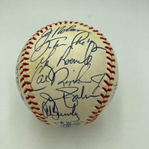 1983 Baltimore Orioles World Series Champs Team Signed Baseball PSA DNA COA