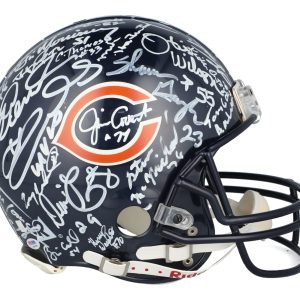 The Finest 1985 Chicago Bears Super Bowl Champs Team Signed Helmet PSA DNA COA