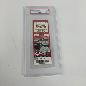 Randy Johnson Signed Inscribed Perfect Game Ticket May 18, 2004 PSA DNA COA