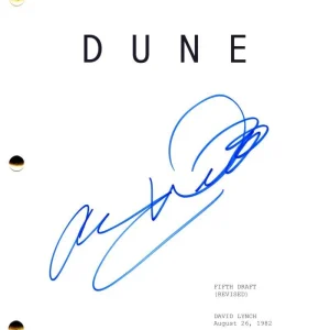 Alicia Witt Signed Autograph Dune 1984 Movie Script Screenplay - Alia Atreides