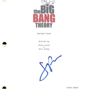 Jim Parsons Signed Autograph The Big Bang Theory Pilot Script Screenplay Sheldon