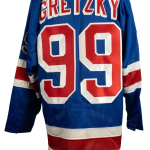 Wayne Gretzky Signed New York Rangers Authentic Game Model Jersey JSA COA