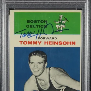 Tom Heinsohn (HOF) Signed 1961-62 Fleer #19 PSA/DNA GEM MINT 10