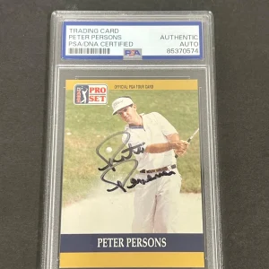 1991 Pro Set #18 Peter Persons Signed Card PSA/DNA Slabbed AUTO