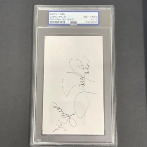 Sarah Palin signed Index Card PSA/DNA Autographed Political