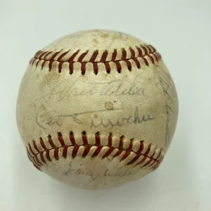 1964 Los Angeles Dodgers Team Signed National League Baseball JSA COA