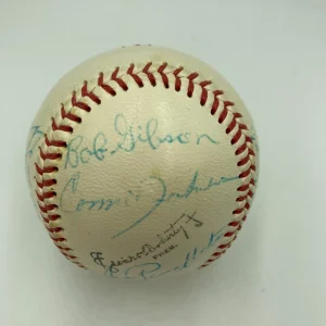1957 Bob Gibson Pre Rookie Minor League Team Signed Baseball