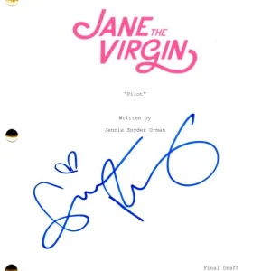 Gina Rodriguez Signed Autograph Jane the Virgin Full Pilot Script Screenplay