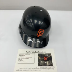 Willie Mays Signed Authentic San Francisco Giants Game Model Helmet JSA COA