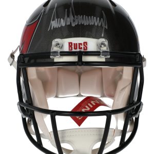 President Donald Trump Full Name Signed Buccaneers Super Bowl Helmet Beckett COA