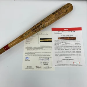 Mike Schmidt 1980 MVP Game Used Bat W/40 HOF Sigs Mickey Mantle Ted Williams PSA