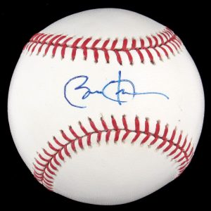 President Barack Obama Single Signed Baseball With Secret Service Pin JSA COA