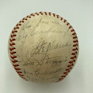 1952 Boston Red Sox Team Signed Official American League Baseball