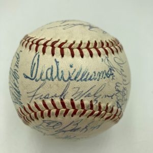1959 Boston Red Sox Team Signed Official American League Baseball