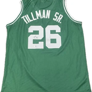 Xavier Tillman Sr. Signed Jersey PSA Boston Celtics Autographed