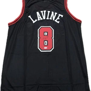 Zach Lavine Signed Jersey PSA Chicago Bulls Autographed