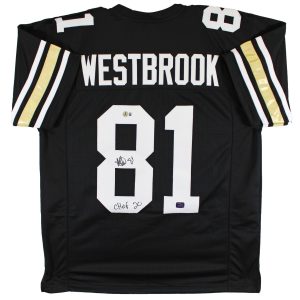 Colorado Michael Westbrook "CHOF 20" Signed Black Pro Style Jersey BAS Witnessed