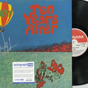 Alvin Lee Ten Years After signed Vinyl Record WATT ACOA German Deram