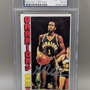 THE WIZARD GUS WILLIAMS signed autographed 1976-77 TOPPS ROOKIE CARD RC PSA/DNA