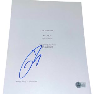 Tom Hardy Signed Autograph The Bikeriders Full Movie Script Screenplay Beckett