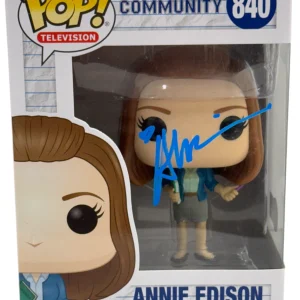 Alison Brie Signed Annie Edison Funko Community Authentic Autograph Beckett