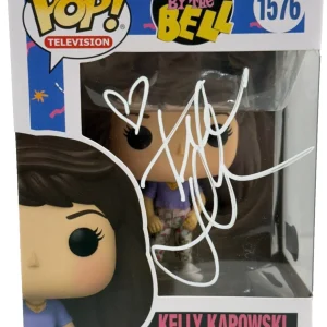 Tiffani Thiessen Signed Kelly Kapowski Funko Saved by the Bell Beckett Witness