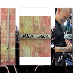 GFA Coal Chamber Drummer * MIKEY COX * Signed Drumstick PROOF M1 COA
