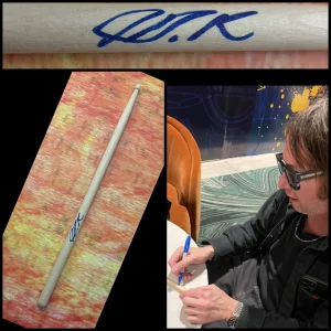 GFA The Raconteurs Drummer * PATRICK KEELER * Signed Drumstick PROOF P3 COA