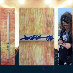 GFA White Zombie Drummer * IVAN DE PRUME * Signed Drumstick PROOF P1 COA