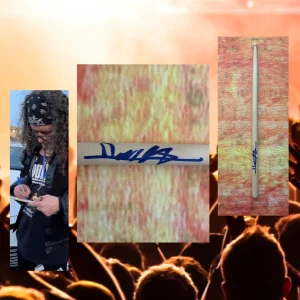 GFA White Zombie Drummer * IVAN DE PRUME * Signed Drumstick PROOF P2 COA