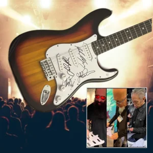 GFA John Petrucci x4 Band * DREAM THEATER * Signed Electric Guitar PROOF COA