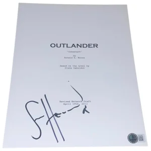 Sam Heughan Signed Autograph Outlander "Pilot" TV Full Episode Script Beckett NY