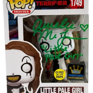 Amelie McLain Signed Little Pale Girl Exclusive Funko Terrifier Beckett Witness