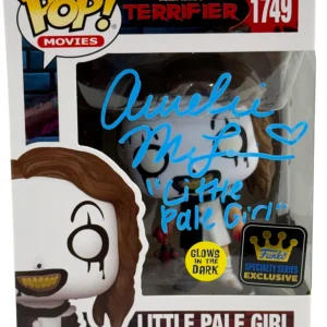 Amelie McLain Signed Little Pale Girl Exclusive Funko Terrifier Beckett Witness
