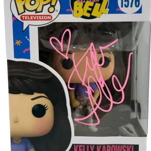 Tiffani Thiessen Signed Kelly Kapowski Funko Saved by the Bell Beckett Witness