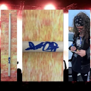 GFA White Zombie Drummer * IVAN DE PRUME * Signed Drumstick PROOF P4 COA