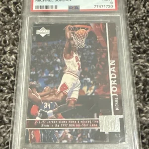 1997 UPPER DECK #316 MICHAEL JORDAN PSA 9