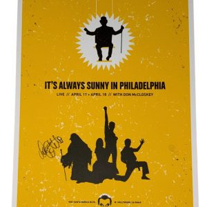 Danny DeVito Signed Autograph It's Always Sunny in Philadelphia Poster Beckett