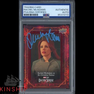 Rachel McAdams signed 2023 Upper Deck Card PSA Slab Doctor Strange Auto C3571