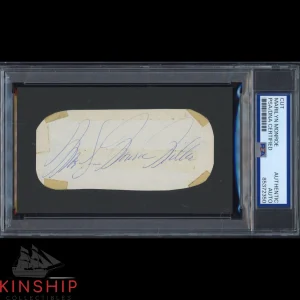 Marilyn Monroe signed Cut PSA DNA Slabbed Rare Full Name 'Miller' Auto C3637
